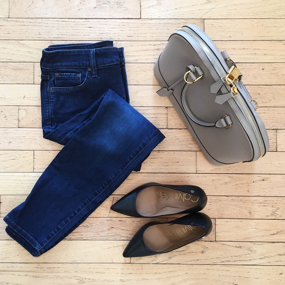 Ami High Waist Stretch Skinny Jeans Size 8 Petite